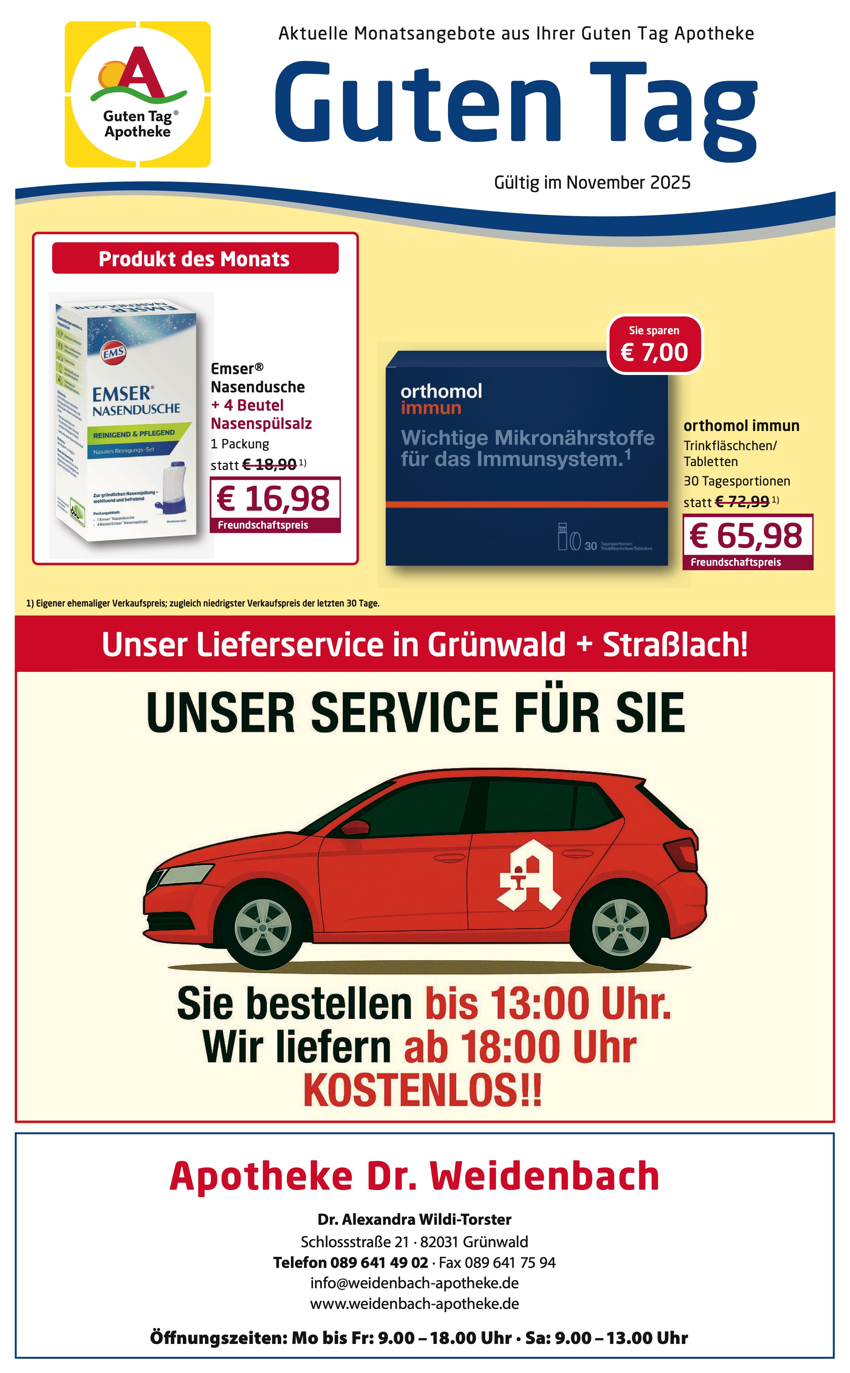 Sonderangebote November 2025