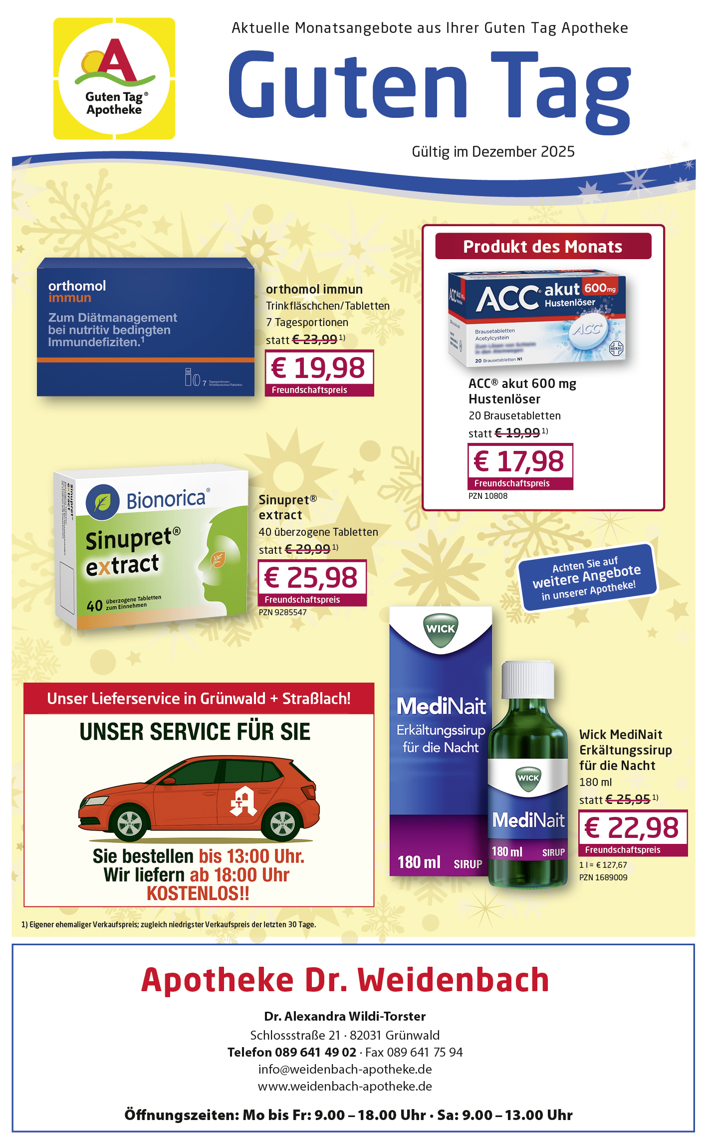 Sonderangebote Dezember 2025