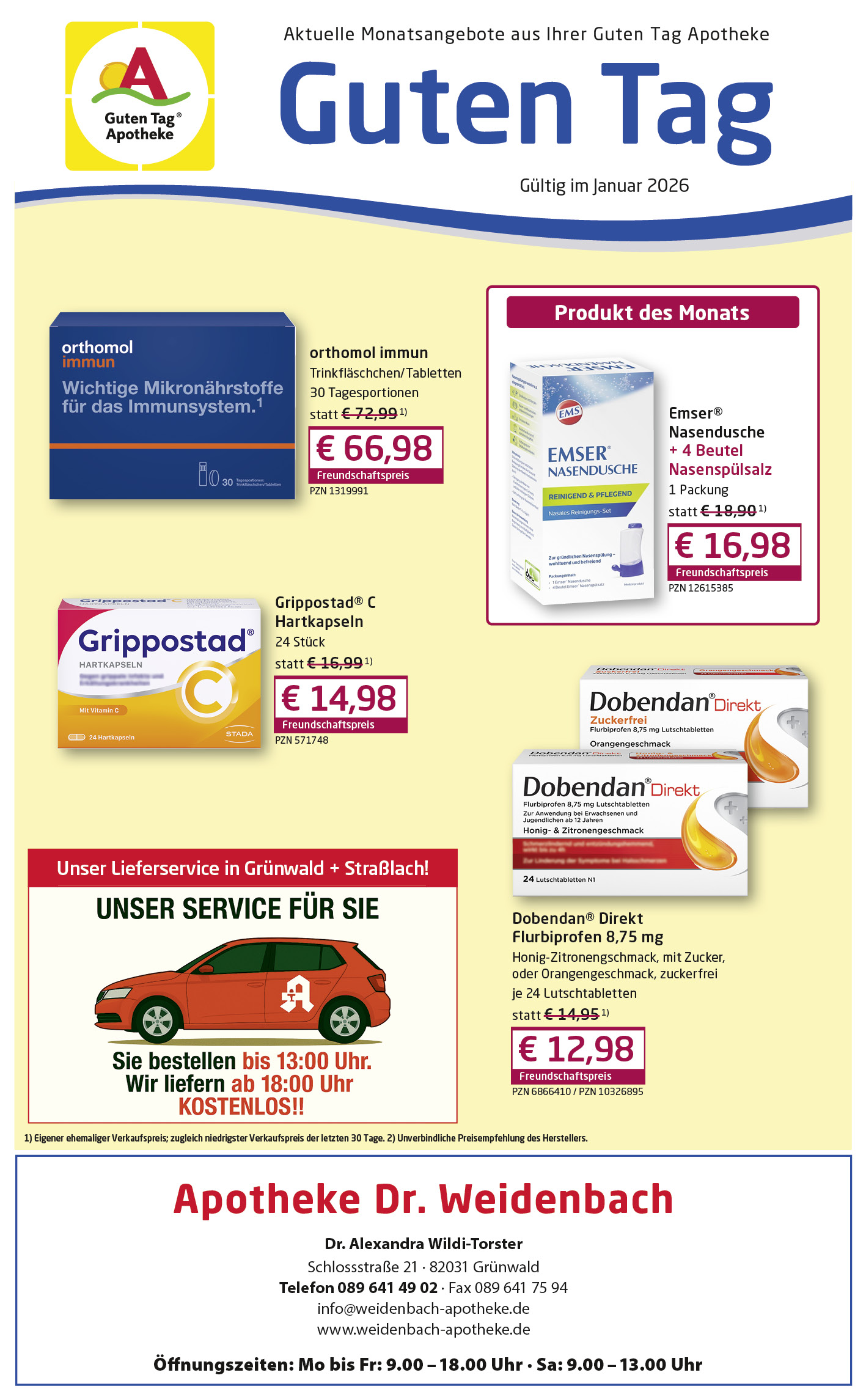 Sonderangebote Januar 2026