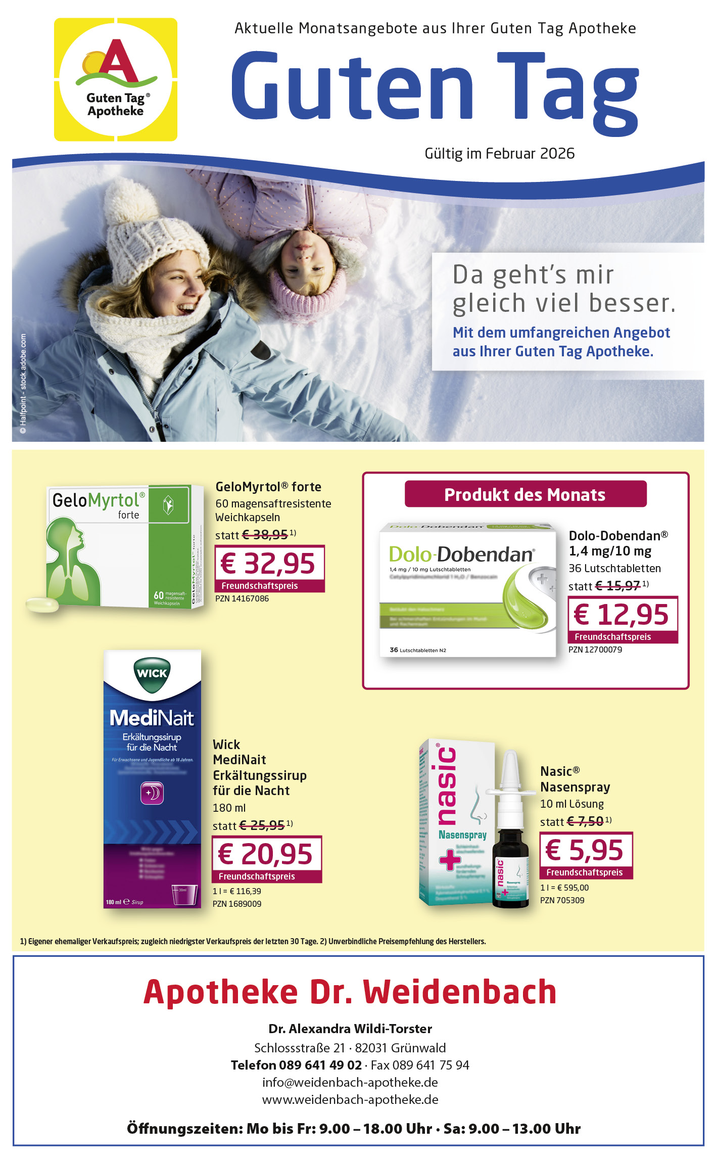 Sonderangebote Februar 2026
